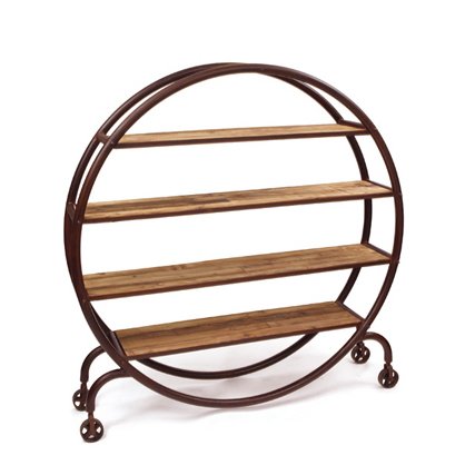 Стеллаж Industrial Metal Round Bookshelf  в Перми | Loft Concept 