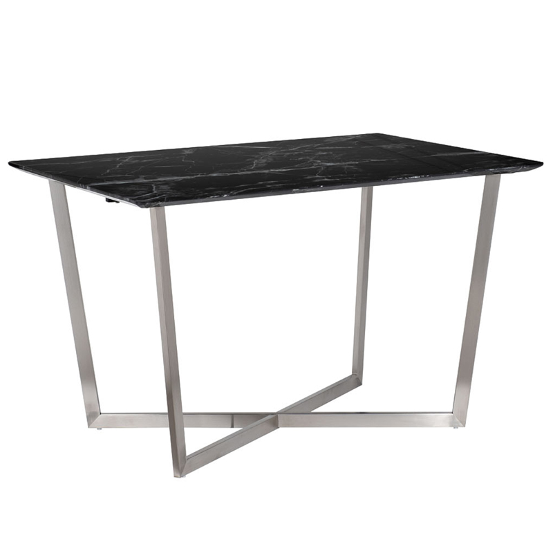 Обеденный стол Dining table Jacques black Черный Золотой в Перми | Loft Concept 