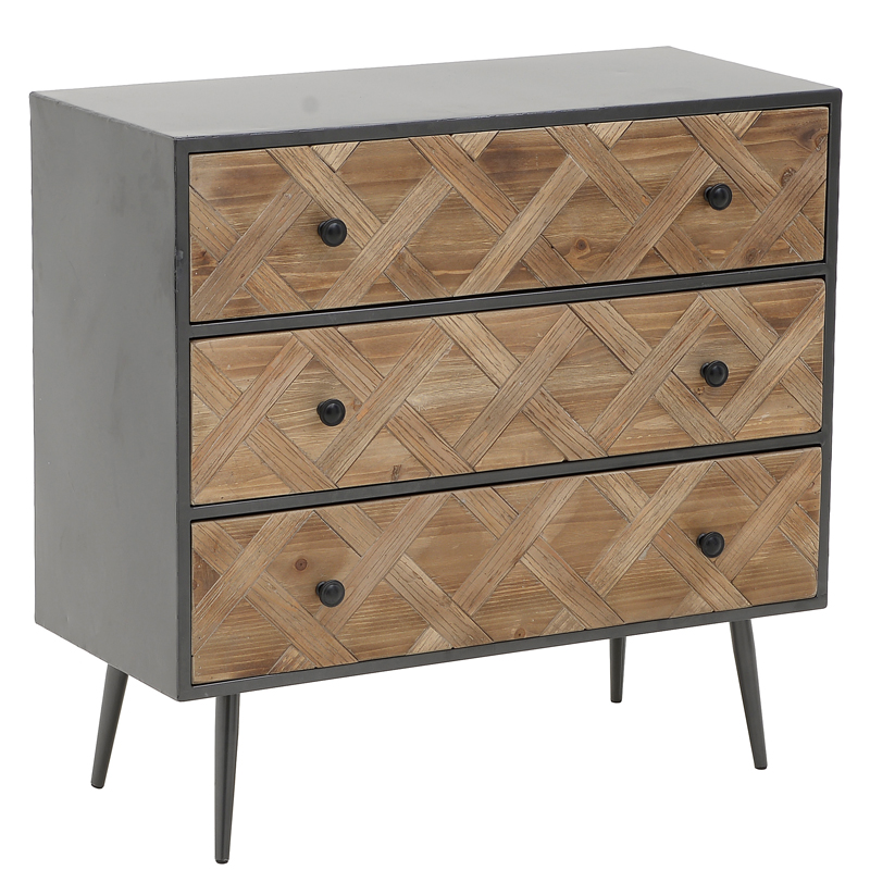 Комод Fidelia Chest of Drawers Древесина Черный в Перми | Loft Concept 