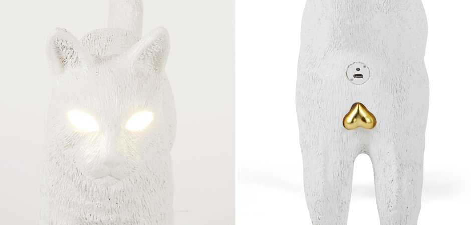 Лампа Seletti Jobby The Cat White Лампа Seletti Jobby The Cat White - Loft-Concept в Перми