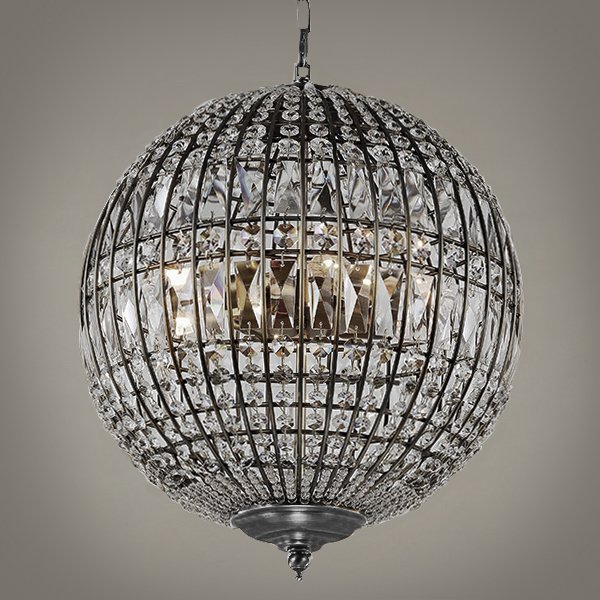 Люстра Gatsby Sphere Chandelier Silver Серебряный в Перми | Loft Concept 