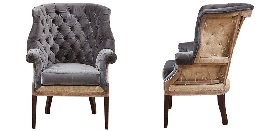 Кресло Gamilton Armchair Gray Кресло Gamilton Armchair Gray - Loft-Concept в Перми