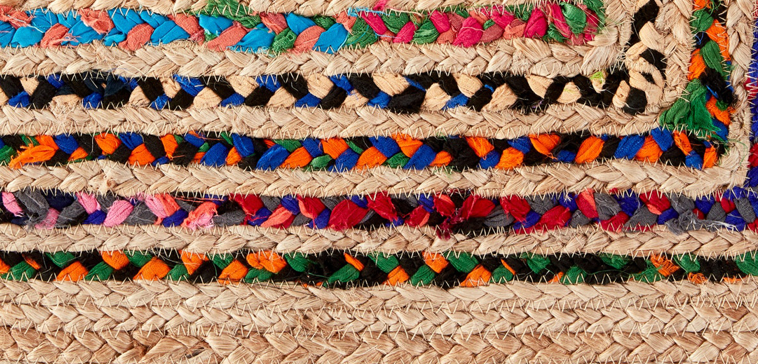 Ковер Carpet Track Multicolored джут и хлопок - фото