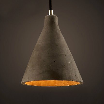 Подвесной светильник Art Concrete Pendant №4 Серый в Перми | Loft Concept 