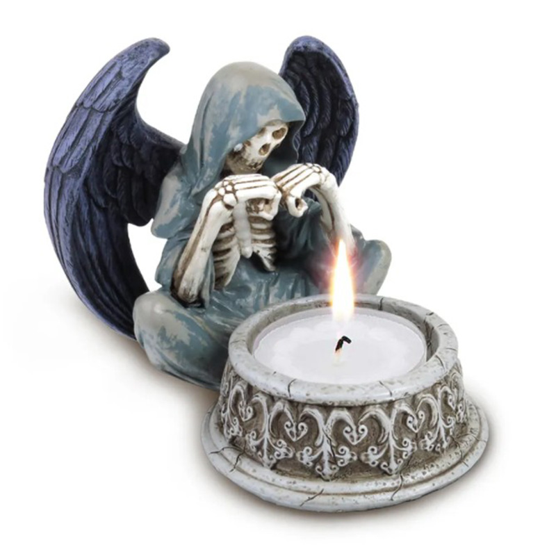 Подсвечник Angel of Death Candlestick Серый в Перми | Loft Concept 