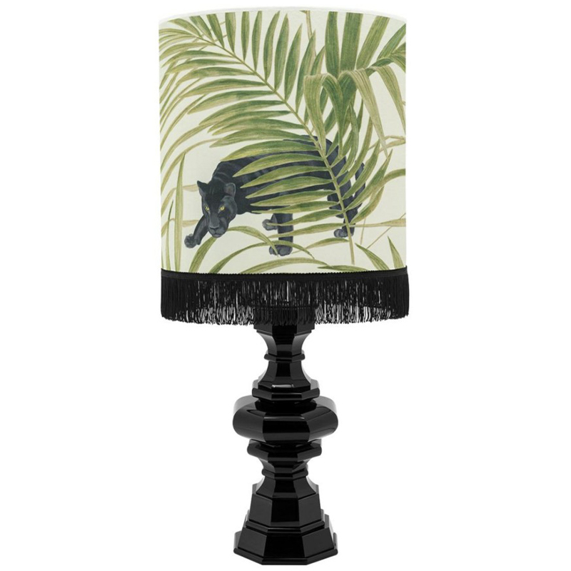 Настольная лампа Table Lamp Empire Velvet White Green Белый Черный Зеленый в Перми | Loft Concept 