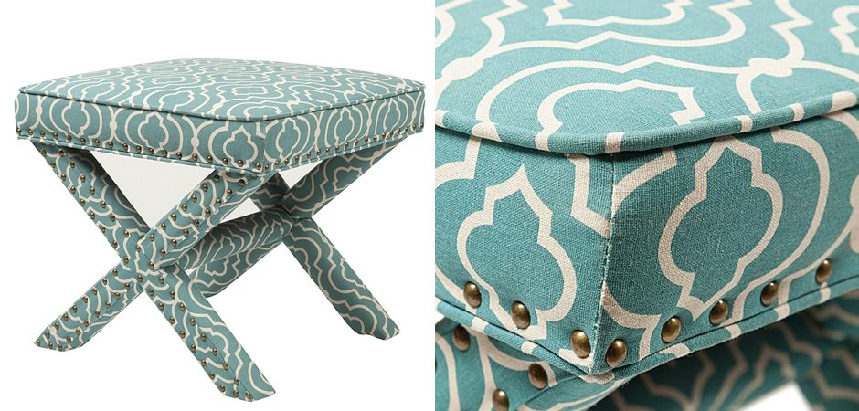Пуф Turquoise Ornament Пуф Turquoise Ornament - Loft-Concept в Перми