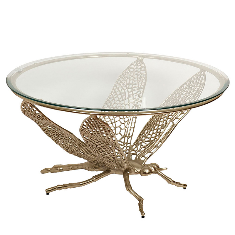 Приставной стол Dragonfly Table Золотой в Перми | Loft Concept 