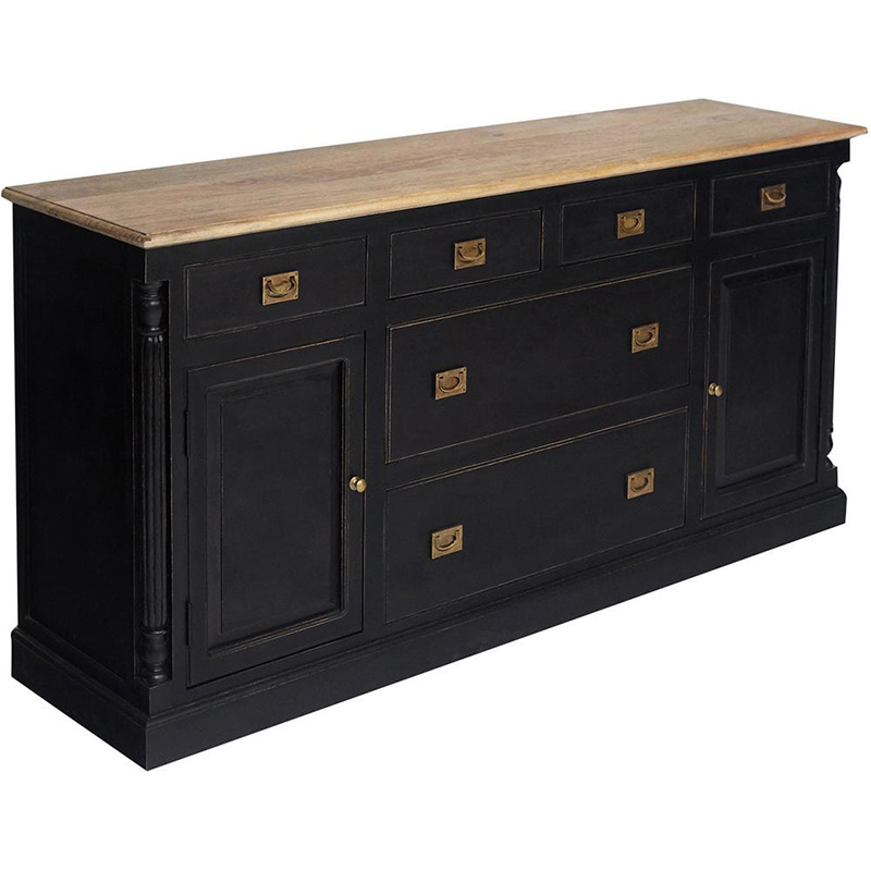 Комод Provence Sylvie Chest of Drawers Черный Древесина в Перми | Loft Concept 