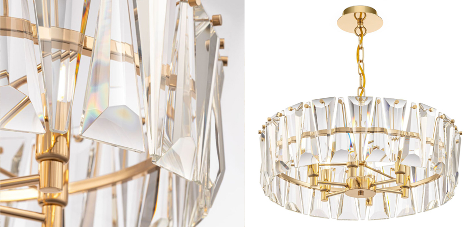 Люстра Ruby Crystal Chandelier Gold 53 Люстра Ruby Crystal Chandelier Gold 53 - Loft-Concept в Перми
