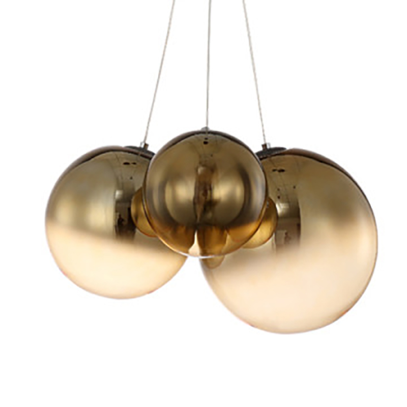 Светильник подвесной Golden balls lamp Золотой в Перми | Loft Concept 