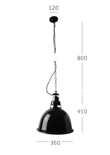 Подвесной светильник Metal Bell Retro Color Light в Перми