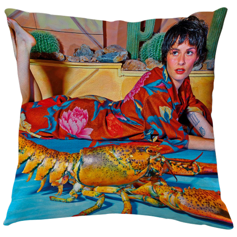 Декоративная подушка Seletti Cushion Lobster Мульти в Перми | Loft Concept 