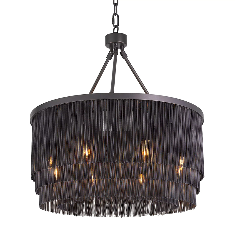 Люстра Eichholtz Chandelier Tissot S Темная бронза в Перми | Loft Concept 