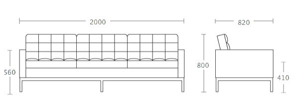 Диван Florence Knoll sofa в Перми