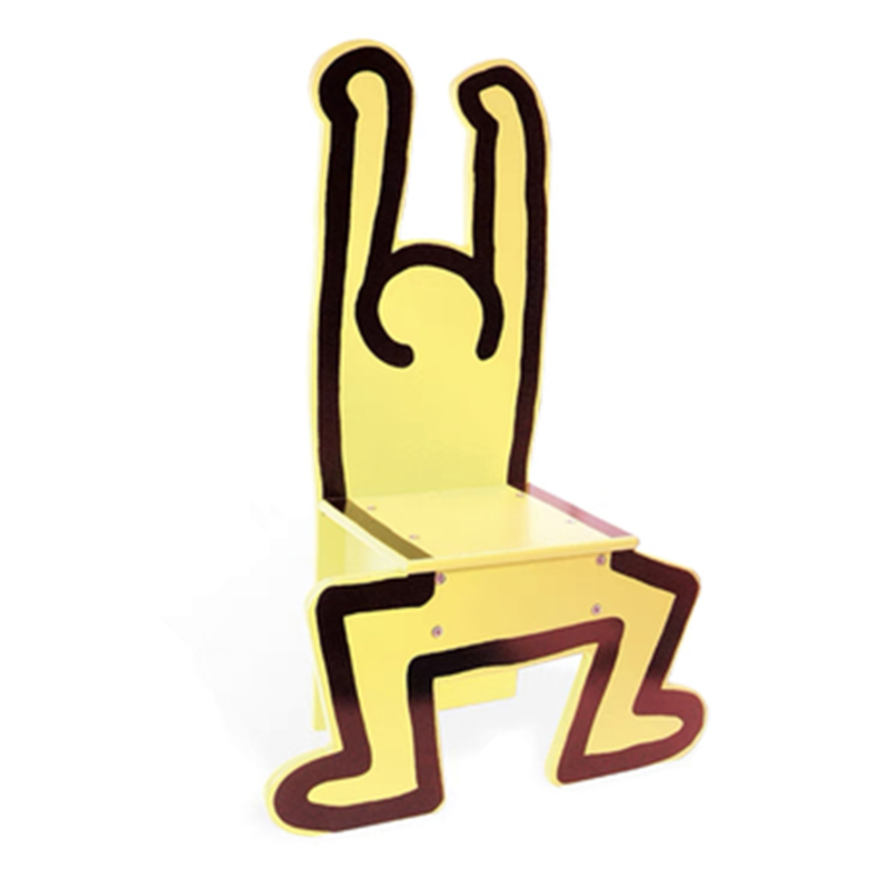 Детский стул Chaise Keith Haring Dancer Vilac Желтый Желтый в Перми | Loft Concept 