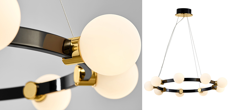 Люстра Hoop Balls Chandelier Люстра Hoop Balls Chandelier - Loft-Concept в Перми
