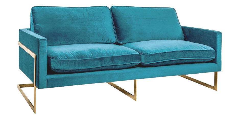 Диван бархатный Accent Velvet Sofa Диван бархатный Accent Velvet Sofa - Loft-Concept в Перми