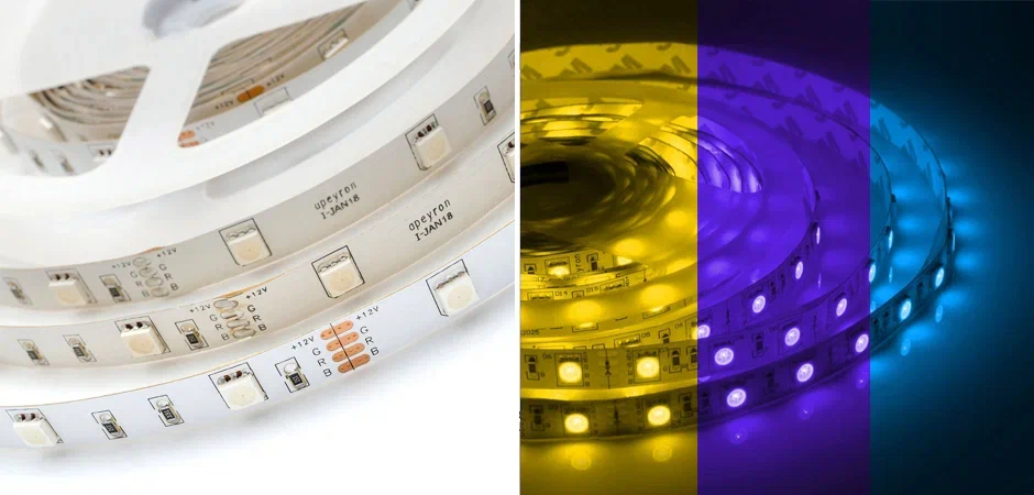 Светодиодная лента 7,2W/m 30LED/m 5050SMD разноцветная 5M Светодиодная лента 7,2W/m 30LED/m 5050SMD разноцветная 5M - Loft-Concept в Перми