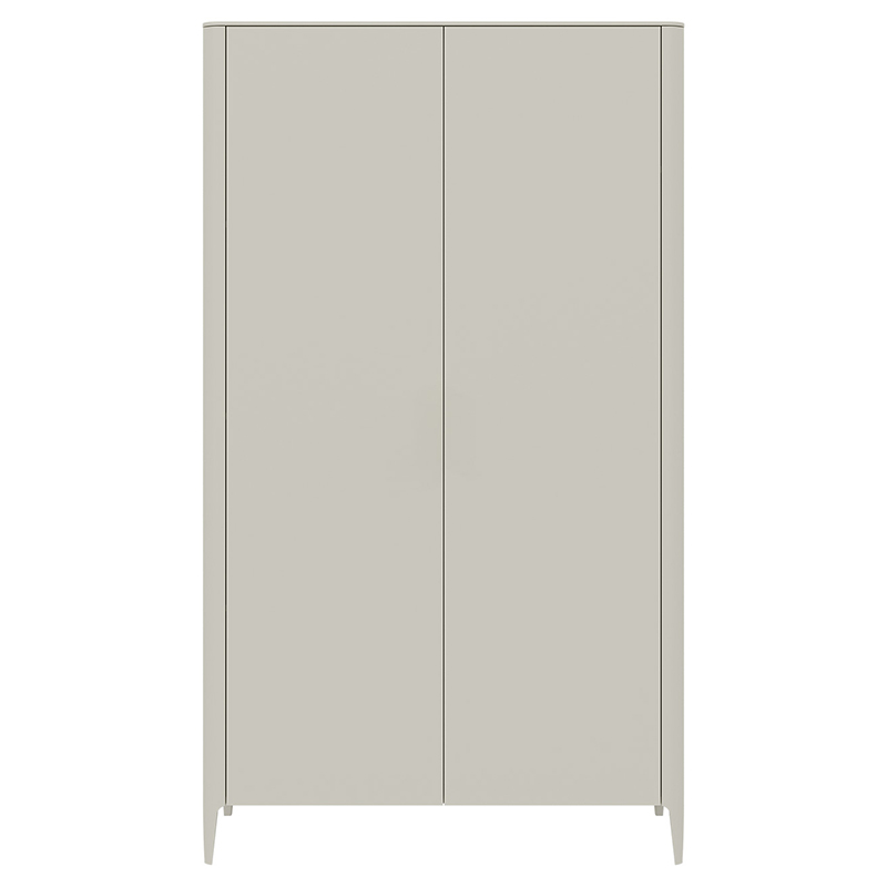 Шкаф двухстворчатый молочного цвета Type Молочный в Перми | Loft Concept 