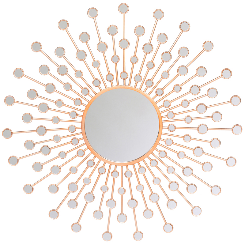 Зеркало Sun Drops Rose Gold Mirror  в Перми | Loft Concept 