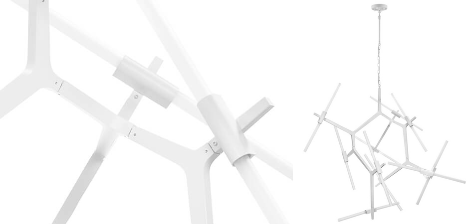 Люстра Агнес Chandelier White 20 Люстра Агнес Chandelier White 20 - Loft-Concept в Перми