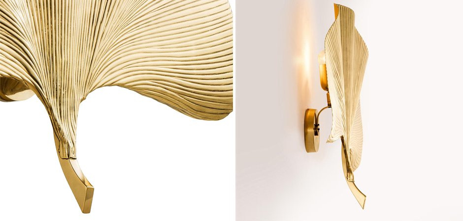 Бра Eichholtz Wall Lamp Las Palmas Gold 110468 Бра Eichholtz Wall Lamp Las Palmas Gold 110468 - Loft-Concept в Перми