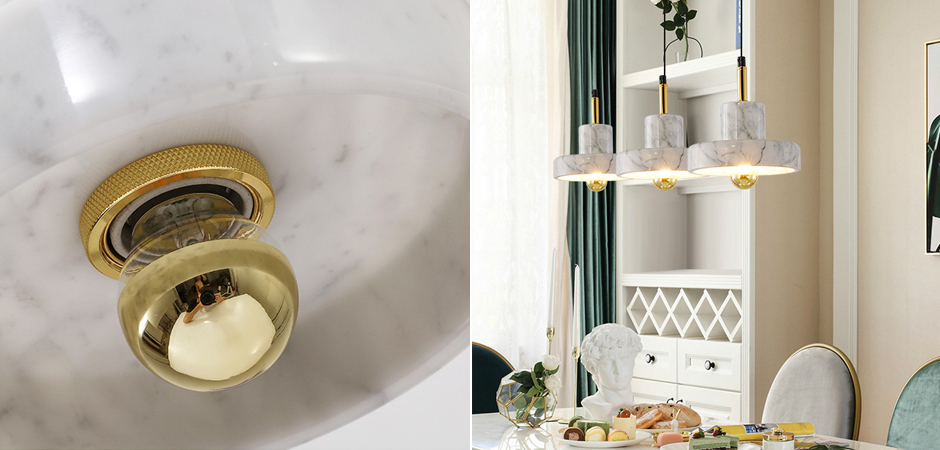 Люстра Tom Dixon Stone Pendant White 3 Люстра Tom Dixon Stone Pendant White 3 - Loft-Concept в Перми