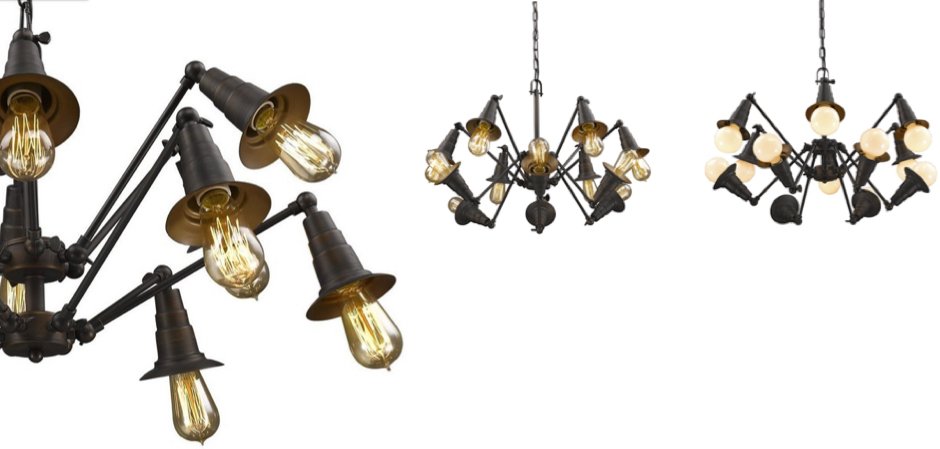 Люстра Loft Spider Chandelier 12 Люстра Loft Spider Chandelier 12 - Loft-Concept в Перми