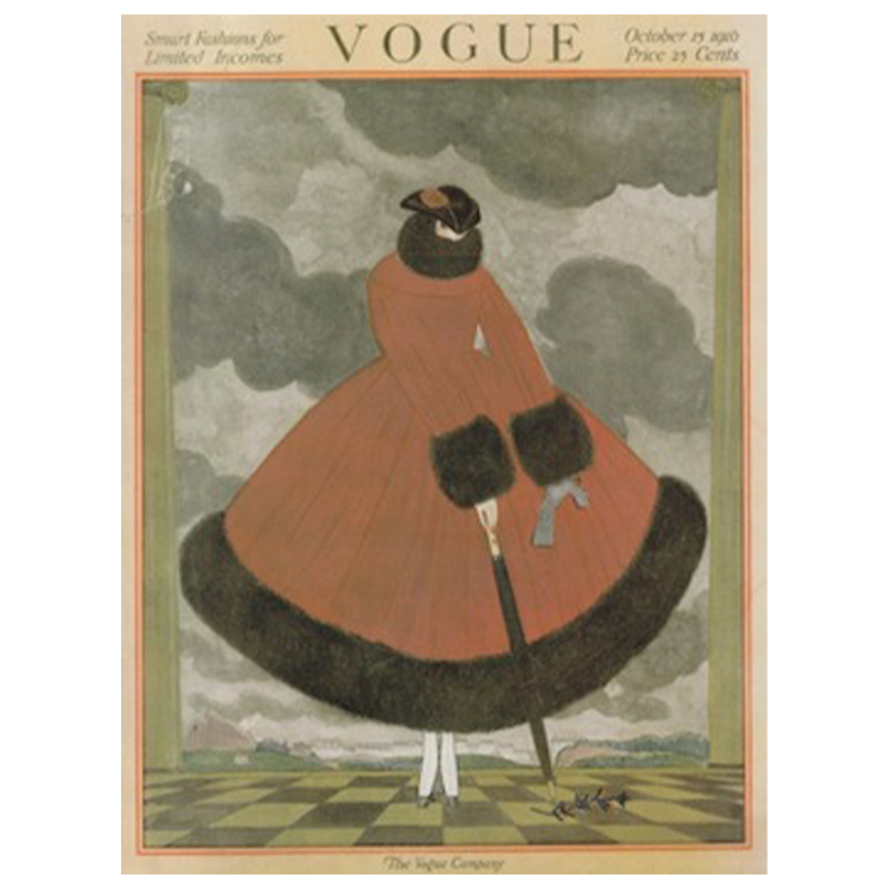 Постер Vogue Cover 1916 October  в Перми | Loft Concept 