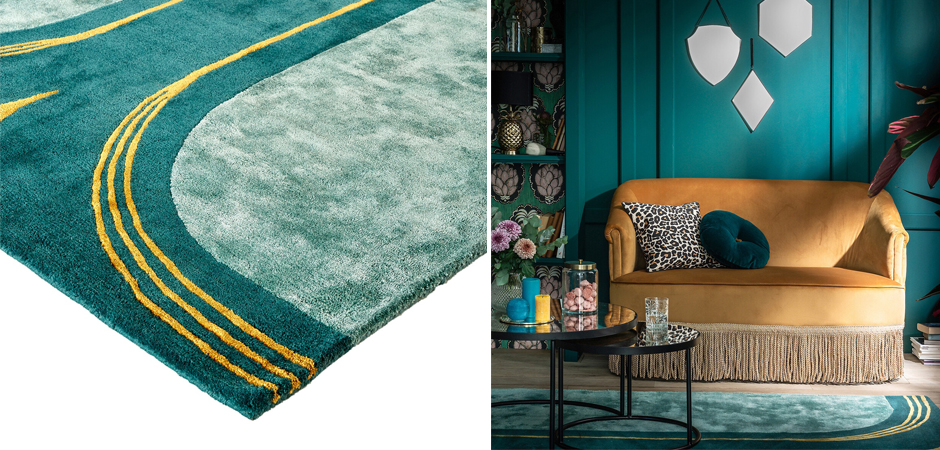 Ковер Carpet Green & Gold Ковер Carpet Green & Gold - Loft-Concept в Перми