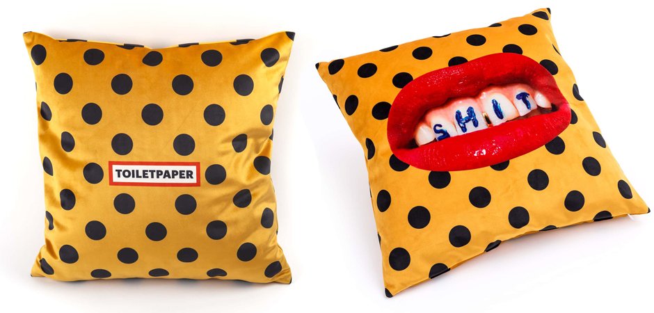Подушка Seletti Cushion Shit Toiletpaper Подушка Seletti Cushion Shit Toiletpaper - Loft-Concept в Перми