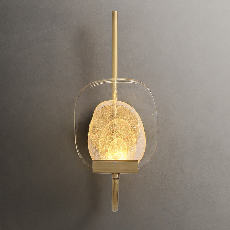 Бра Gold Radiance sconce Латунь Прозрачный в Перми | Loft Concept 