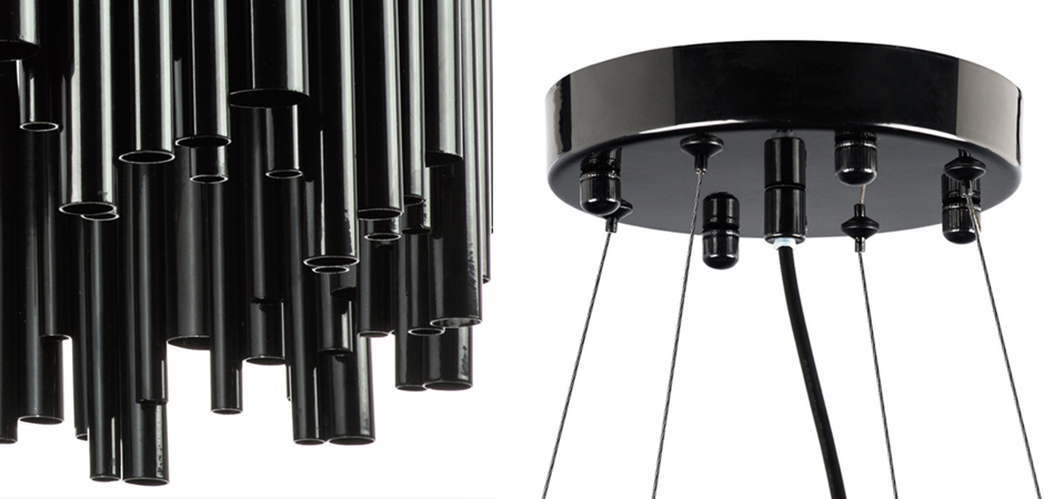 Люстра Delightfull Brubeck Chandelier Black Oval Люстра Delightfull Brubeck Chandelier Black Oval - Loft-Concept в Перми