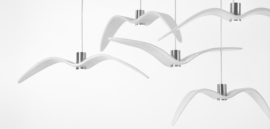 Подвесной светильник Brokis Night Birds white Подвесной светильник Brokis Night Birds white - Loft-Concept в Перми