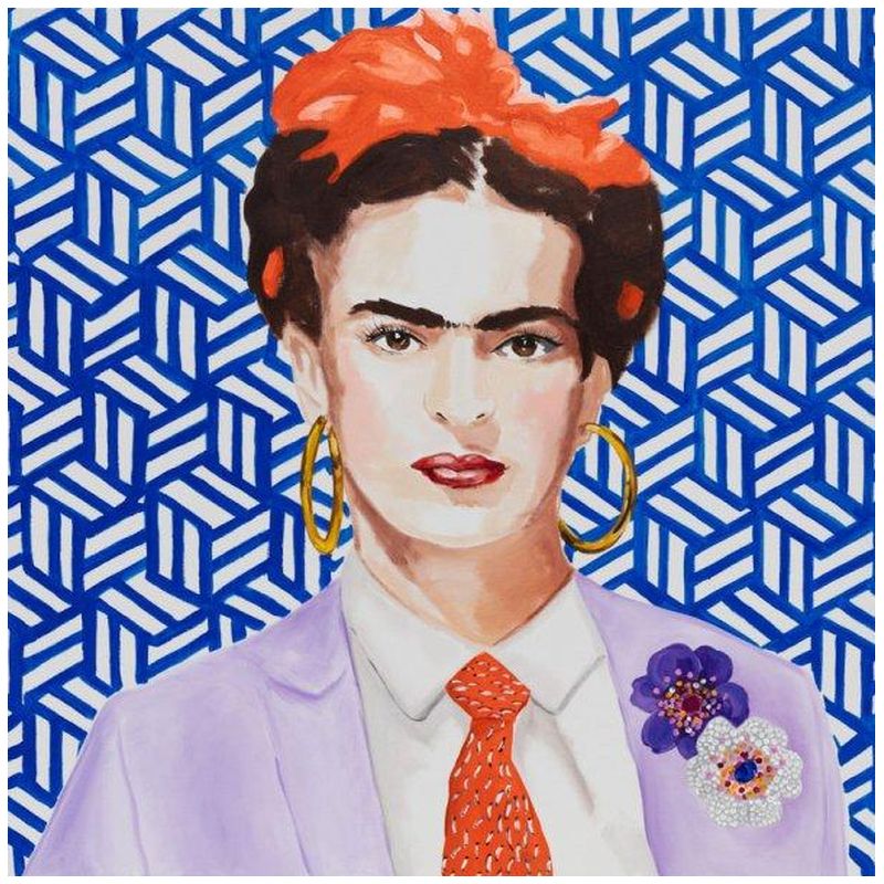 Картина Frida with Lavender Power Suit and Tie Мульти в Перми | Loft Concept 