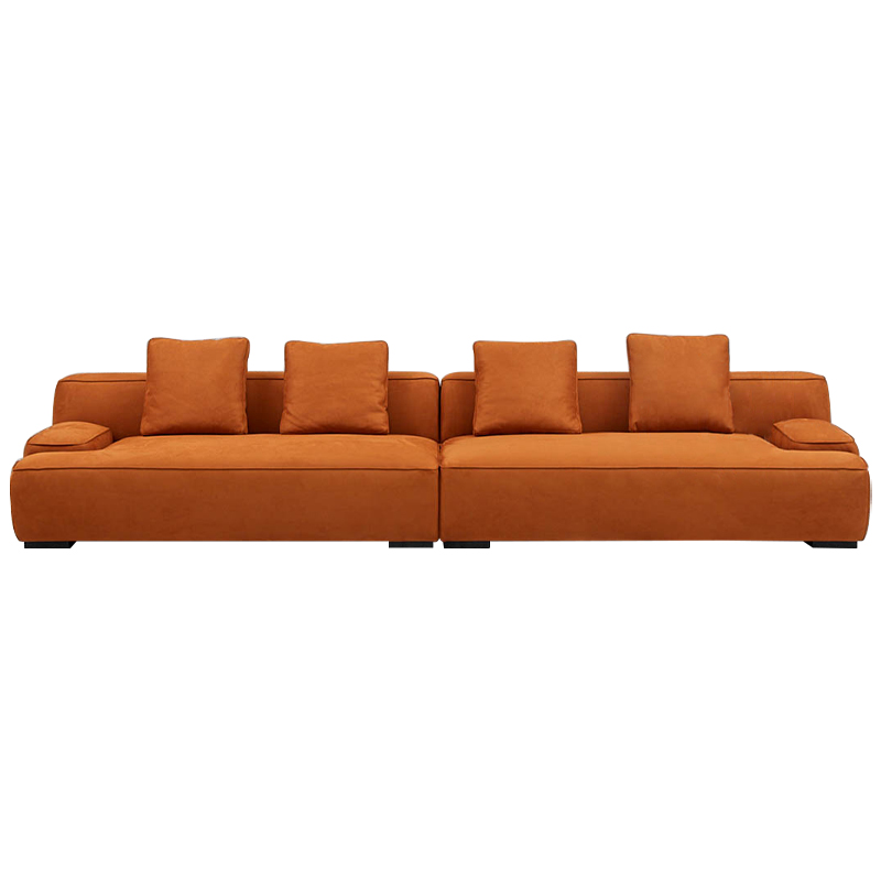 Диван Colby Orange Sofa Оранжевый в Перми | Loft Concept 