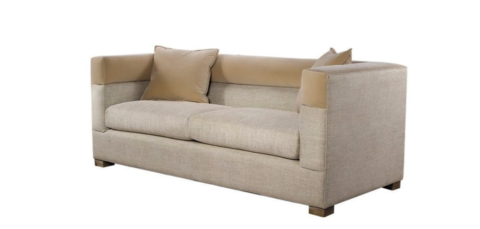 Диван Modena Sofa Linen and Velvet Sofa Диван Modena Sofa Linen and Velvet Sofa - Loft-Concept в Перми