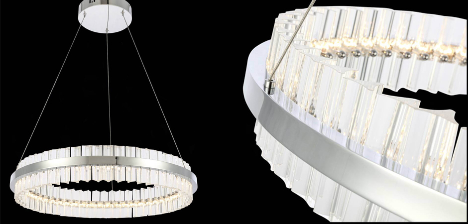 Люстра Ring Horizontal Chrome Люстра Ring Horizontal Chrome - Loft-Concept в Перми