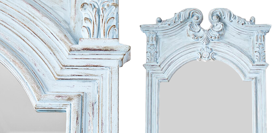 Зеркало Lupescu Mirror Pastel Blue Зеркало Lupescu Mirror Pastel Blue - Loft-Concept в Перми