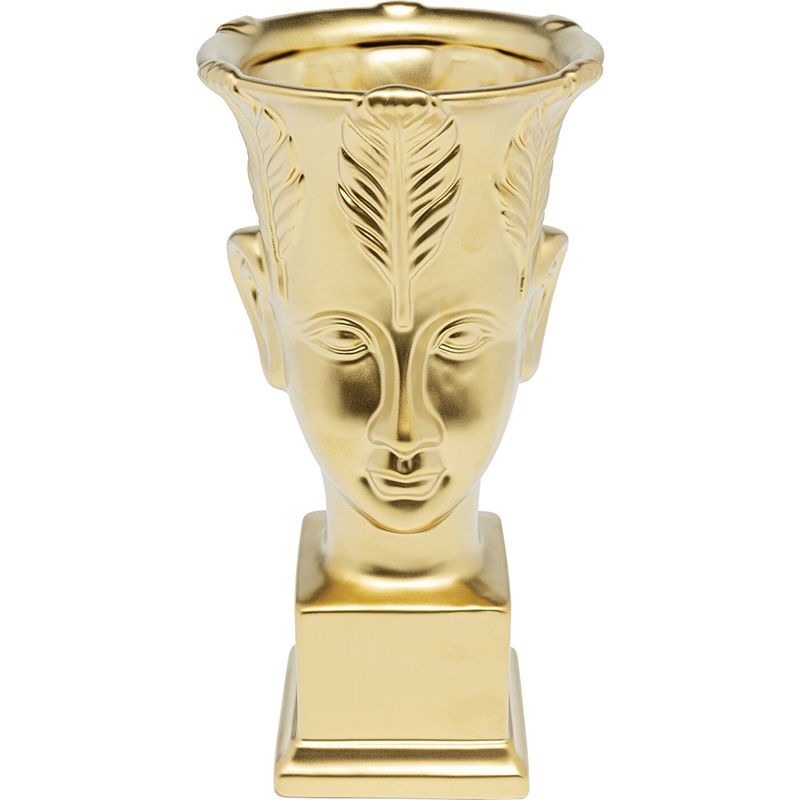 Ваза Golden Face Vase 31 Золотой в Перми | Loft Concept 