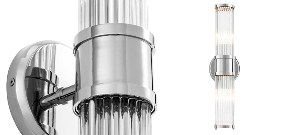 Бра Wall Lamp Claridges Double Nickel Бра Wall Lamp Claridges Double Nickel - Loft-Concept в Перми