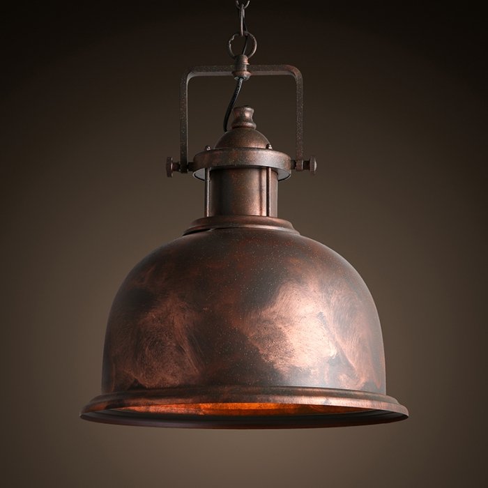 Люстра Old Copper Pendant Big Медь в Перми | Loft Concept 