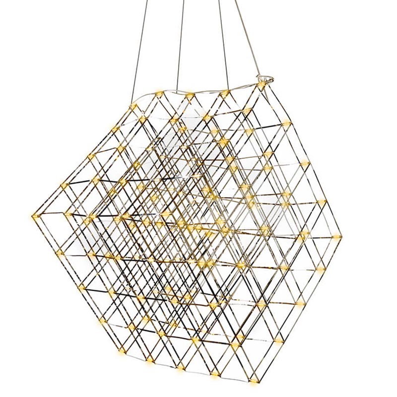 Люстра Moooi Tesseract Yellow lamp M Хром в Перми | Loft Concept 