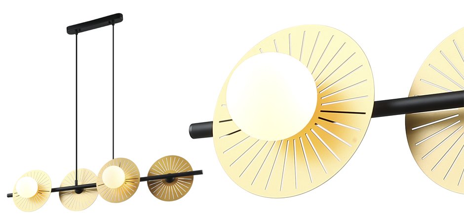 Люстра Balls & Discs Horizontal 4 Люстра Balls & Discs Horizontal 4 - Loft-Concept в Перми