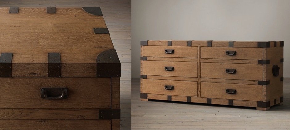 Комод в винтажном стиле Vintage Antique Oak Wide Комод в винтажном стиле Vintage Antique Oak Wide - Loft-Concept в Перми