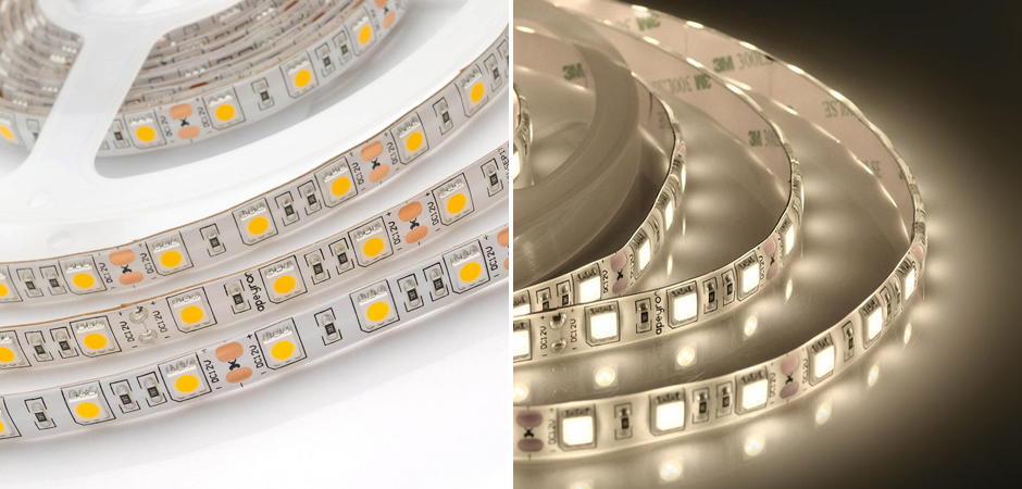Светодиодная влагозащищенная лента 14,4W/m 60Led/m 5050SMD теплый белый Светодиодная влагозащищенная лента 14,4W/m 60Led/m 5050SMD теплый белый - Loft-Concept в Перми
