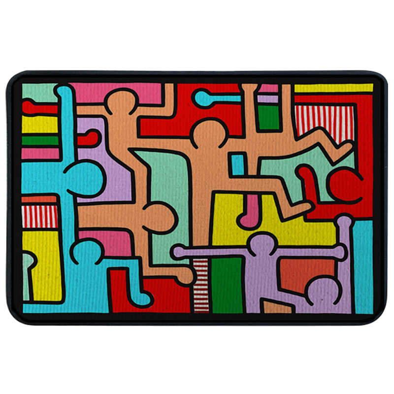 Ковер для прихожей и ванной Keith Haring Rug Мульти в Перми | Loft Concept 