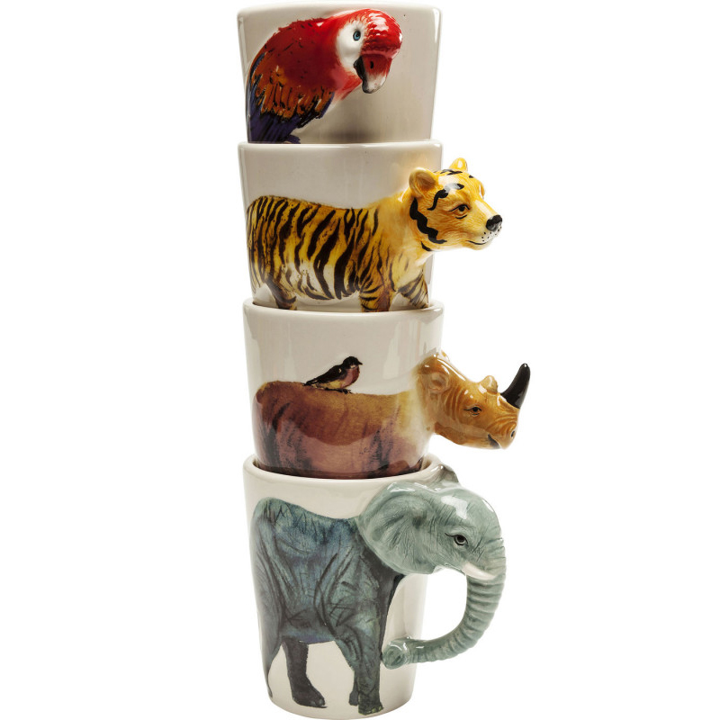 Кружка Tropical Animals mug Мульти в Перми | Loft Concept 