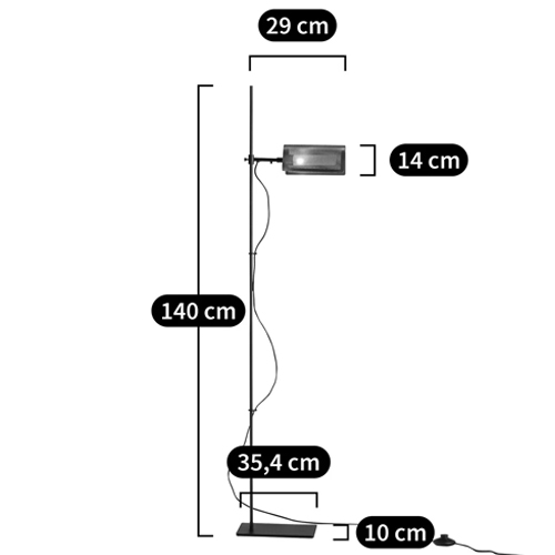 Торшер с плафоном из перфорированного металла Elledge Floor Lamp в Перми